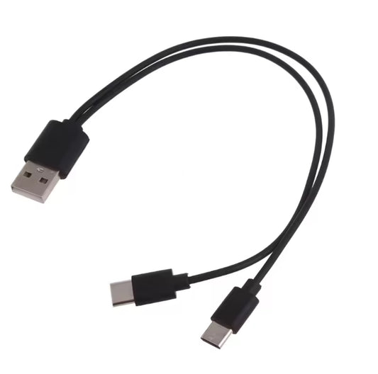 SHORT (8") Dual Charging Cable for Acorn and Speaker